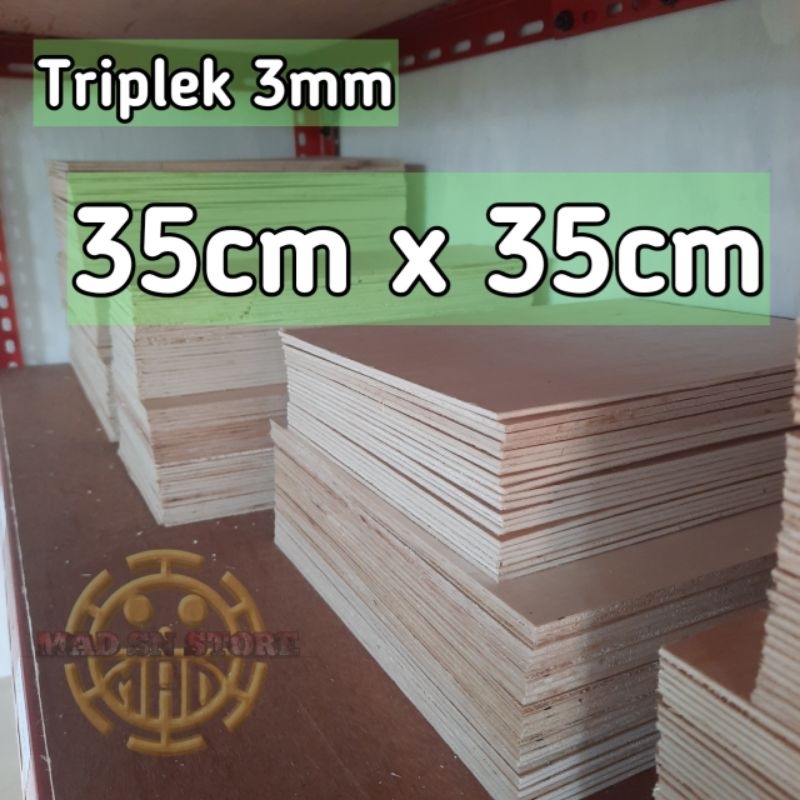 Jual Triplek murah 35cm x 35cm tebal 3mm | Shopee Indonesia