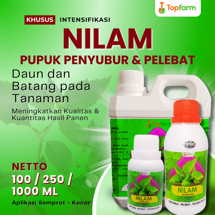Pupuk Nilam Penambah Minyak / Pupuk Nilam / Pupuk Cair Untuk Nilam / Pupuk Untuk Tanaman Nilam / Pupuk Penyubur Daun Nilam / Pupuk Penyubur Daun Nilam