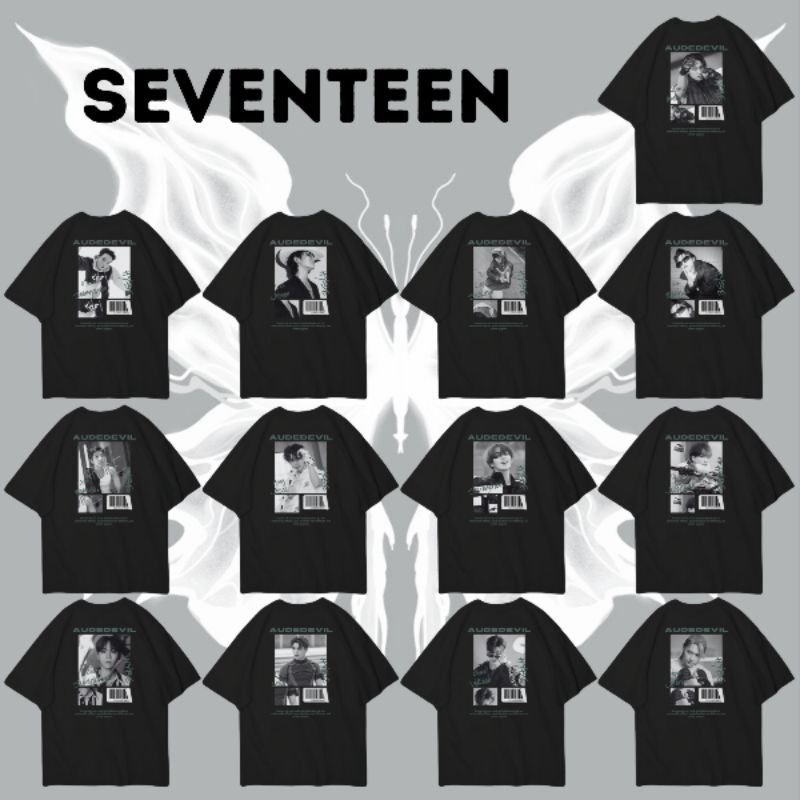 Maglietta Estiva Con Cappuccio Stampato – Fan T-Shirt S.COUPS JEONGHAN JOSHUA JUN HOSHI WONWOO WOOZI DK MINGYU THE8 SEUNGKWAN VERNON DINO