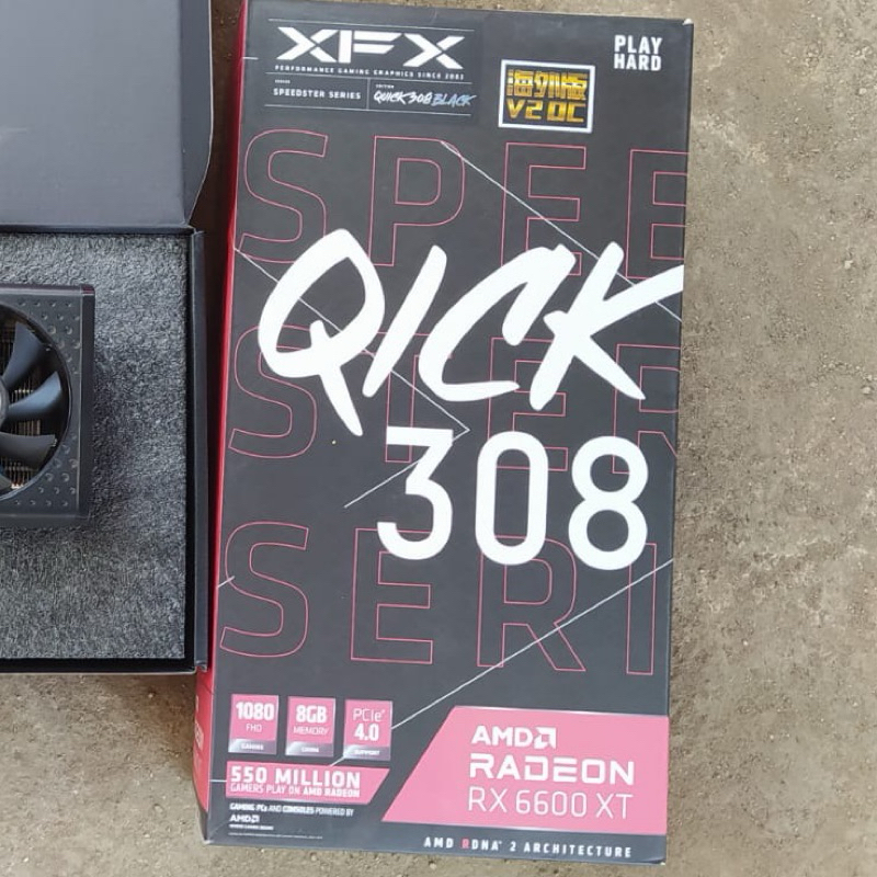 Jual VGA Card Triple Fan RX 6600 XT 8GB gddr6 QICK | Shopee Indonesia