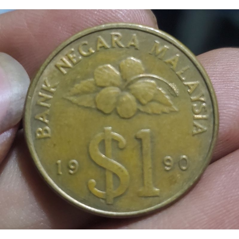 Jual 1 biji koin 1 ringgit malaysia 1990 untuk koleksi | Shopee Indonesia