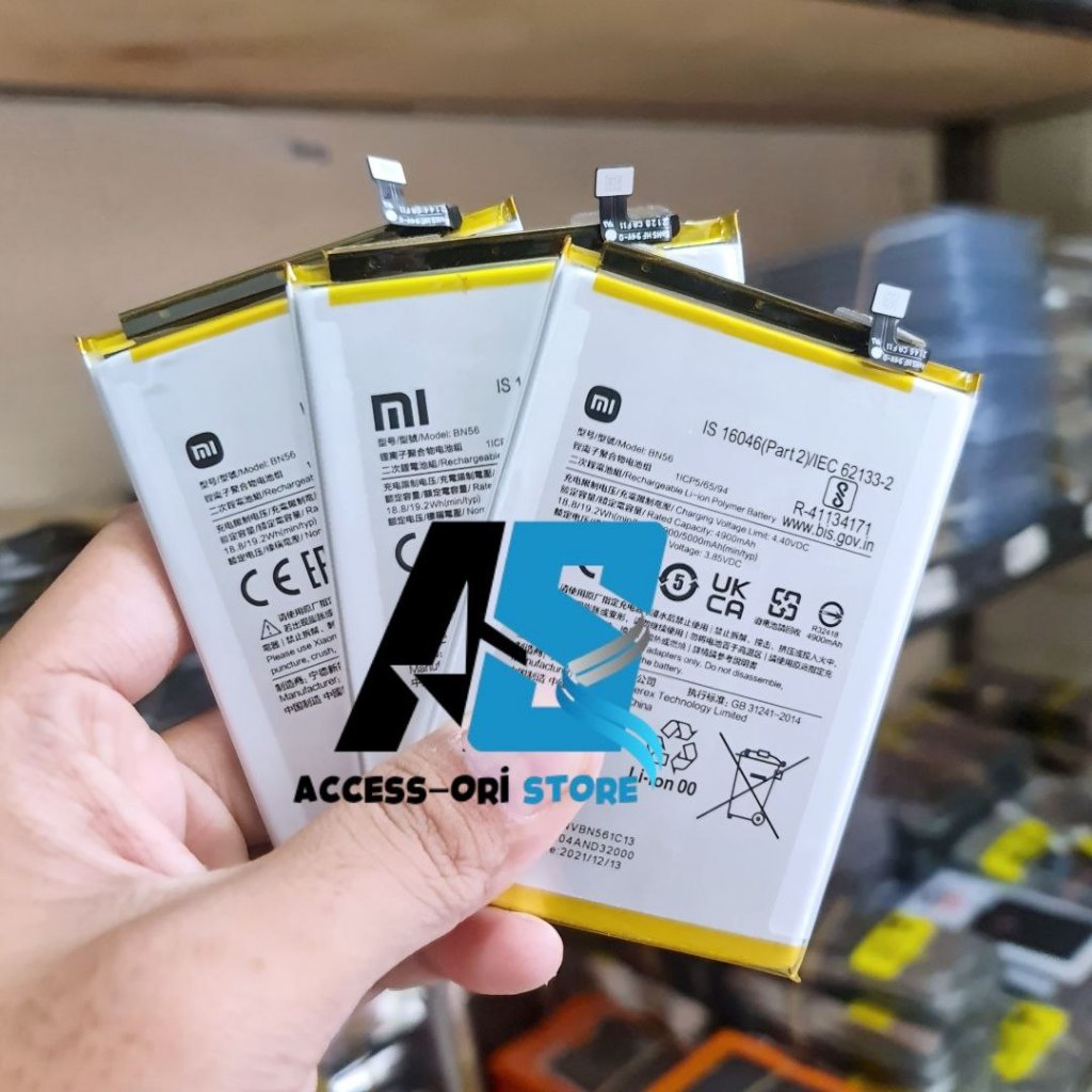 Batterie Xiaomi Redmi 9A (M2006C3LG) BN56 4900mAh – Originale Et Fiable