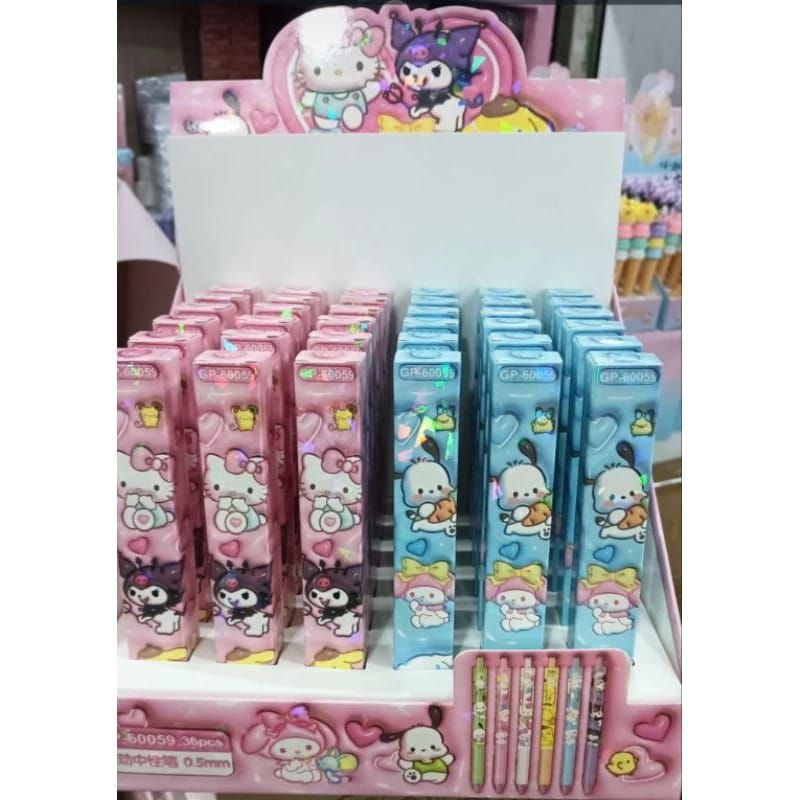 Jual Pen Blind Box Karakter Sanrio Bolpen Misteri Pulpen gel Karakter ...