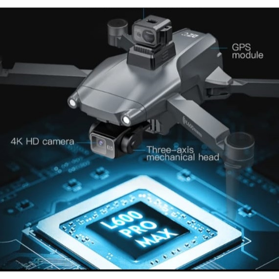 Jual Drone L600 Pro Max GPS Axis Gimbal Camera | Shopee Indonesia