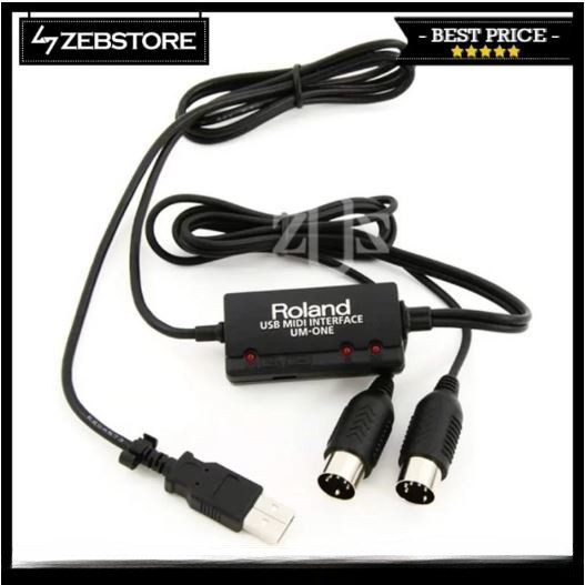 Jual Kabel Cable Interface USB Midi Roland UM-ONE-MK2 | Shopee Indonesia