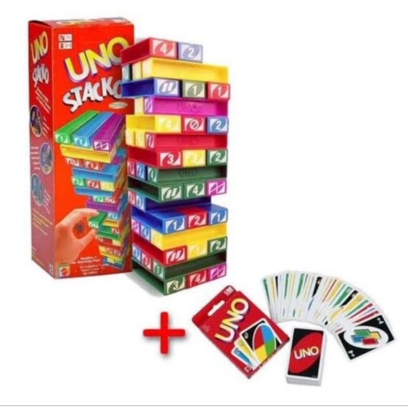 Jual UNO STACKO / UNO BLOCK SUSUN | Shopee Indonesia