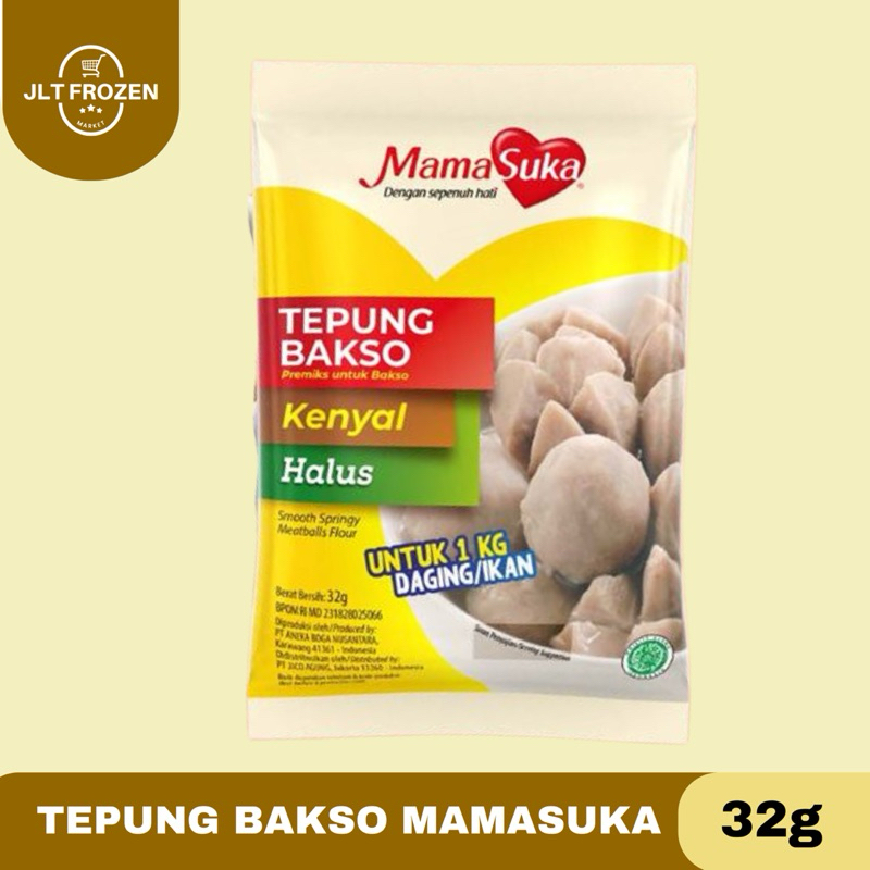 Jual Mamasuka Tepung Kenyal Bakso Halus / Tepung Instan Baso Halus ...