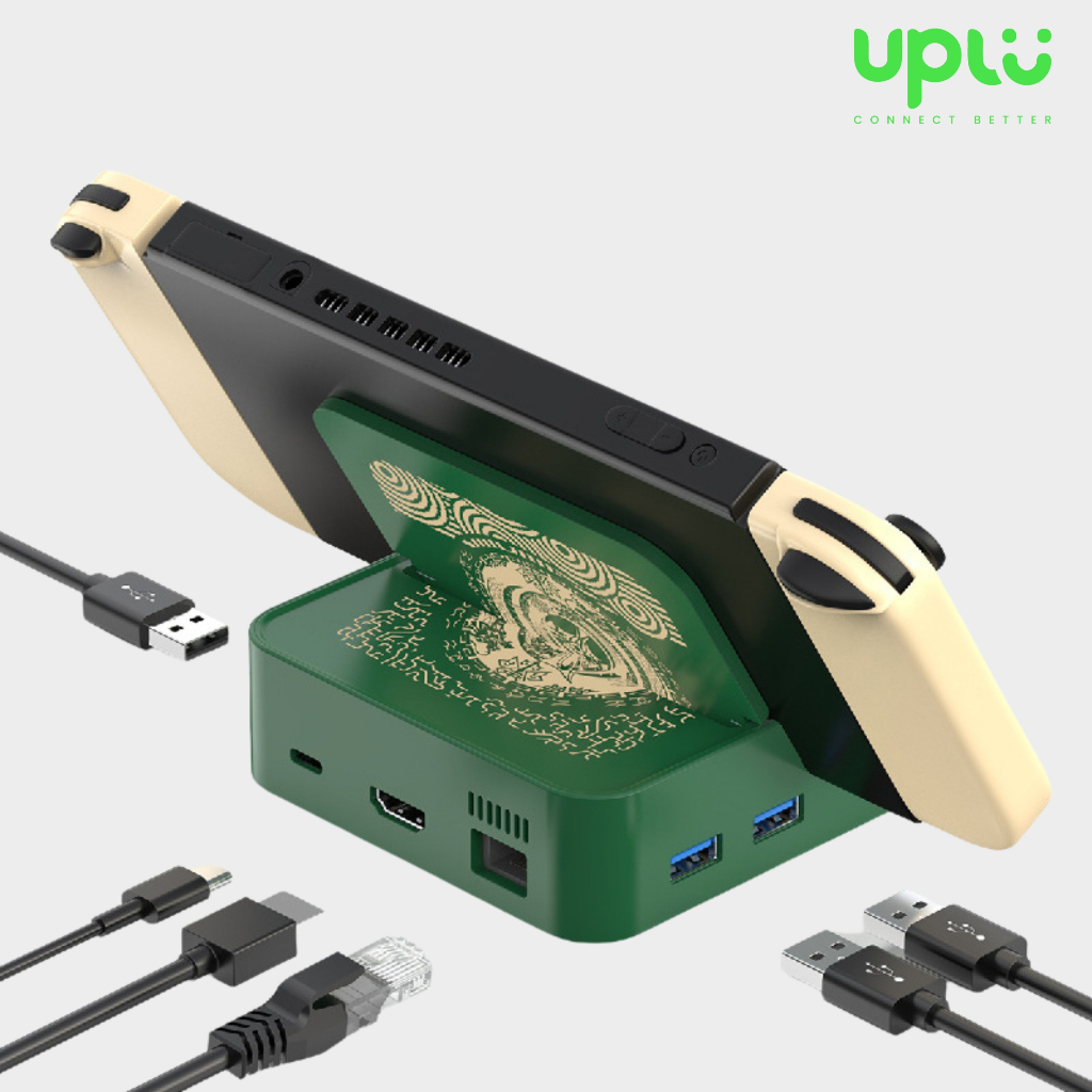 Jual Wellup HU10 HUB USB Converter OTG Type C 3.0 to 4K 30Hz UHD RJ45 ...
