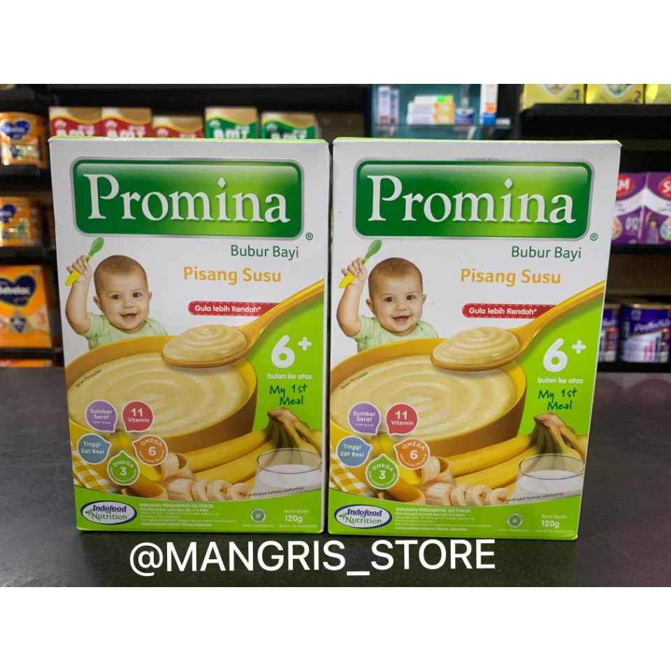Jual Promina Bubur Bayi 6+ Box 120 g x 1 Pcs | Shopee Indonesia