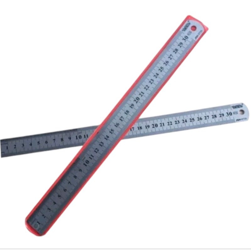 Jual Penggaris Besi Stainless 30cm | Jidar Stainless | Stainless Steel ...
