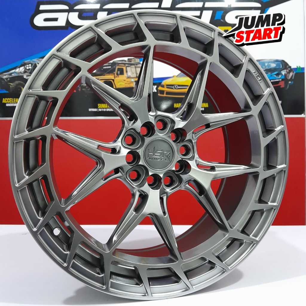 Jual Velg black chrome r18 veloz terios hrv expander hsr wheel LPS baut ...