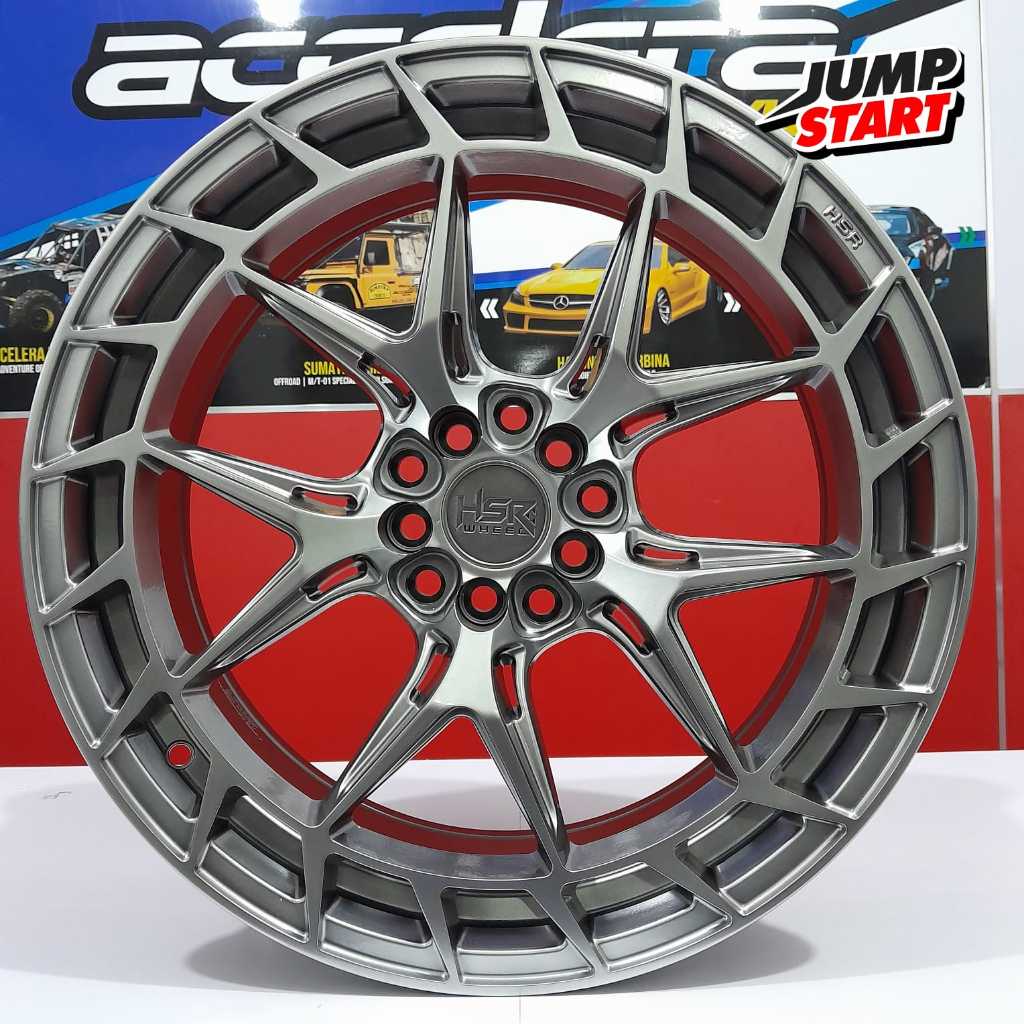 Jual Velg black chrome r18 veloz terios hrv expander hsr wheel LPS baut ...
