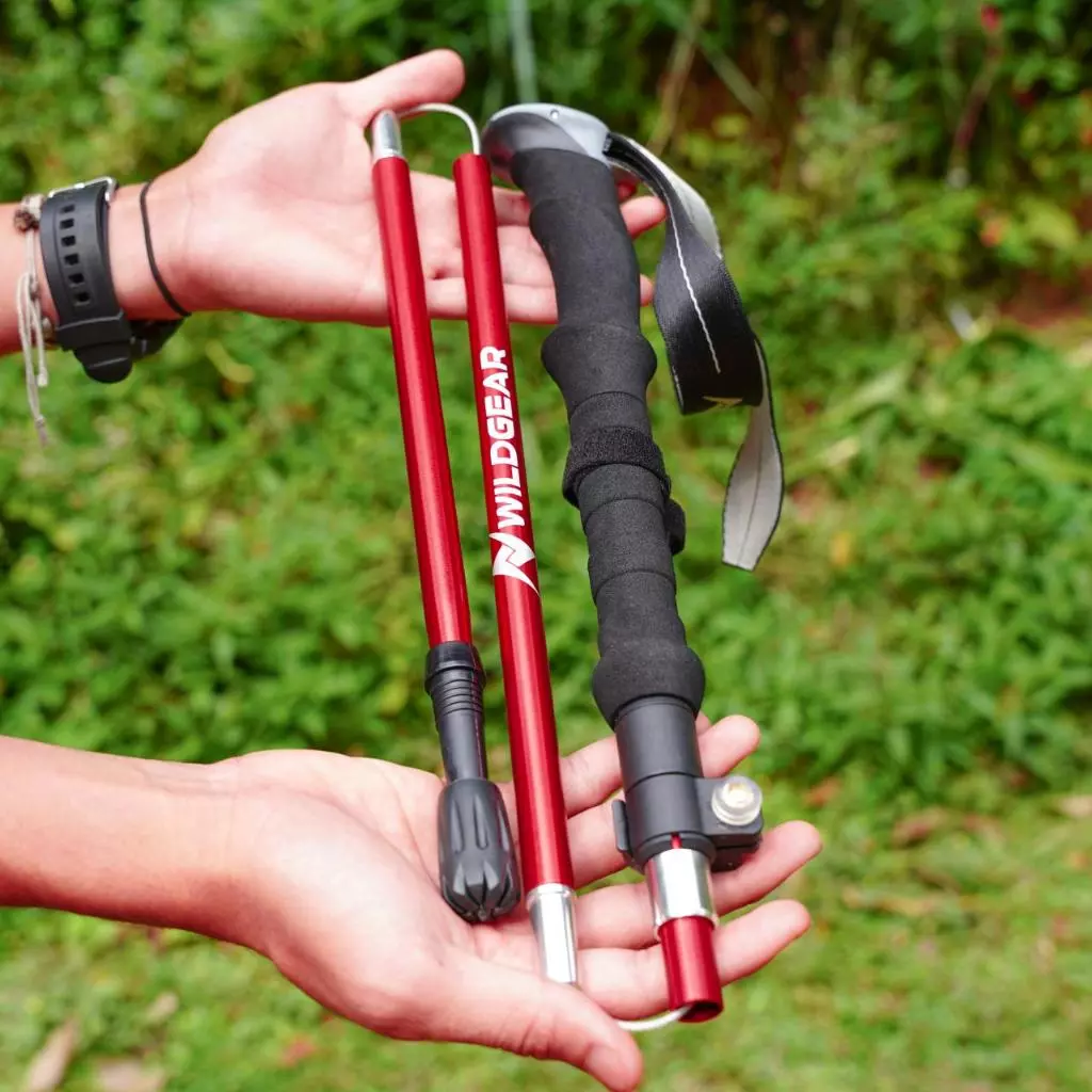 Trekking Pole Lipat Aluminium Four Season WILDSHELL Broadpeak Series