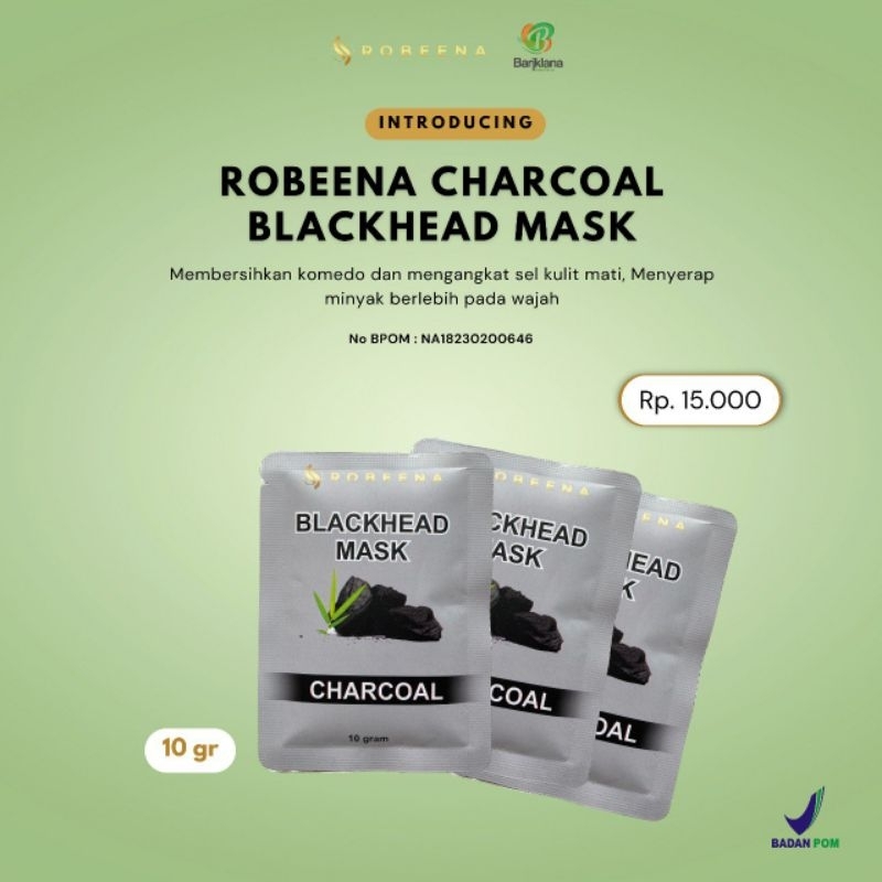 Jual Robeena Charcoal Blackhead Mask | Shopee Indonesia