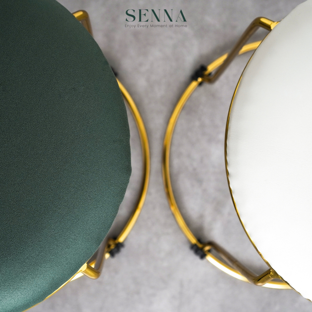 Jual Round Stool Kursi Bulat Minimalis Stacked Luxury Lazy Bench TIAMO ...