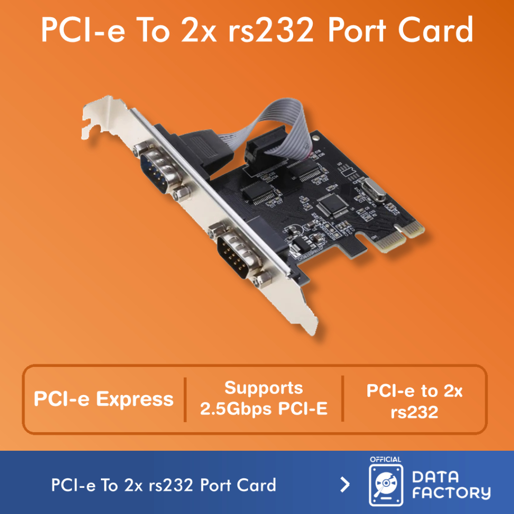 Jual PCIe Card To 2x RS-232 Port / PCI-e / PCI e Express Card To Dual ...