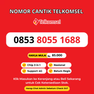 Kartu Perdana Hoki Slot777 Murah dan Rapi - Nomer Cantik Telkomsel Seri BOS Murah dan Rapi Support 4G LTE - Nomor Cantik Telkomsel Support 4G LTE