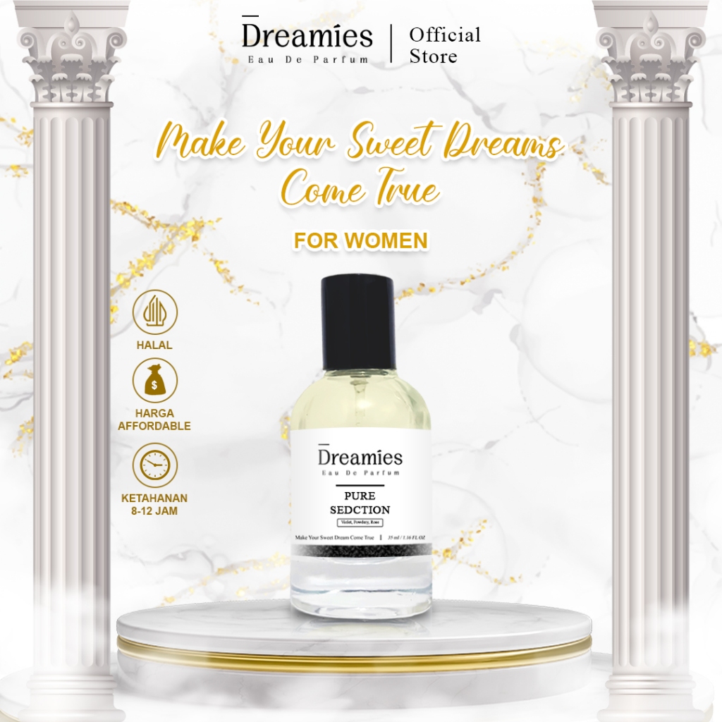 Jual Dreamies Perfume Pure Seduct Perfume Wanita Tahan Lama Eau De