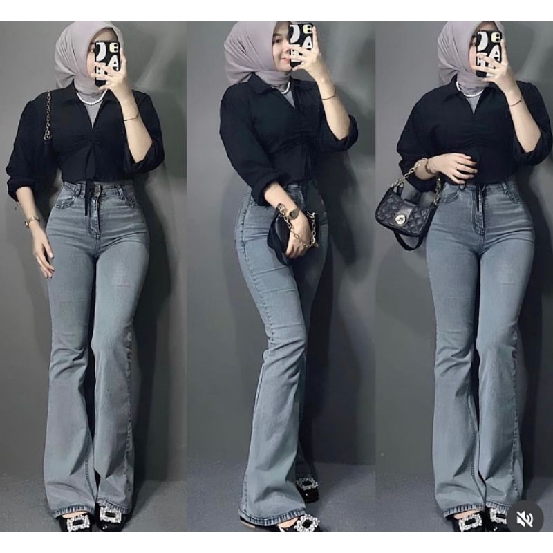 Jual (Size 27-42) CELANA CUTBRAY JEANS WANITA JUMBO Fullot Store