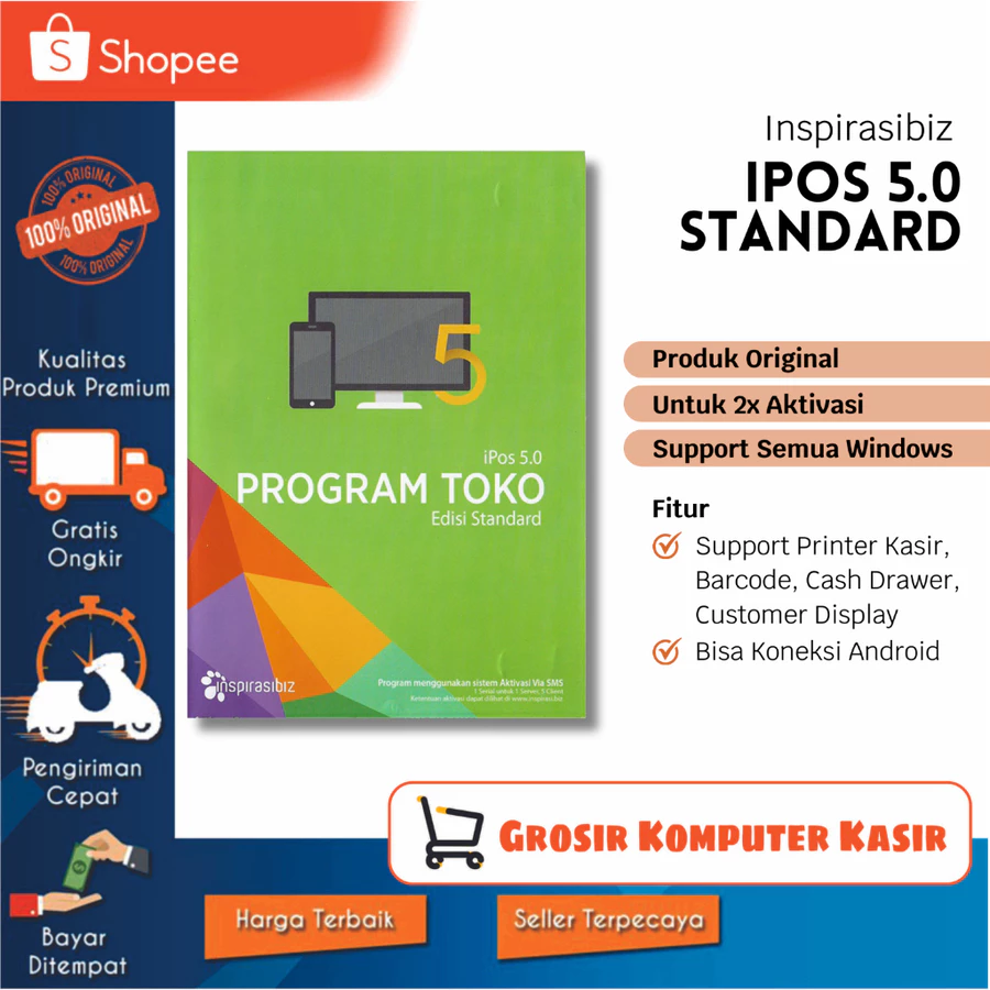 13. Software Kasir Toko Ipos 5 Standard Original