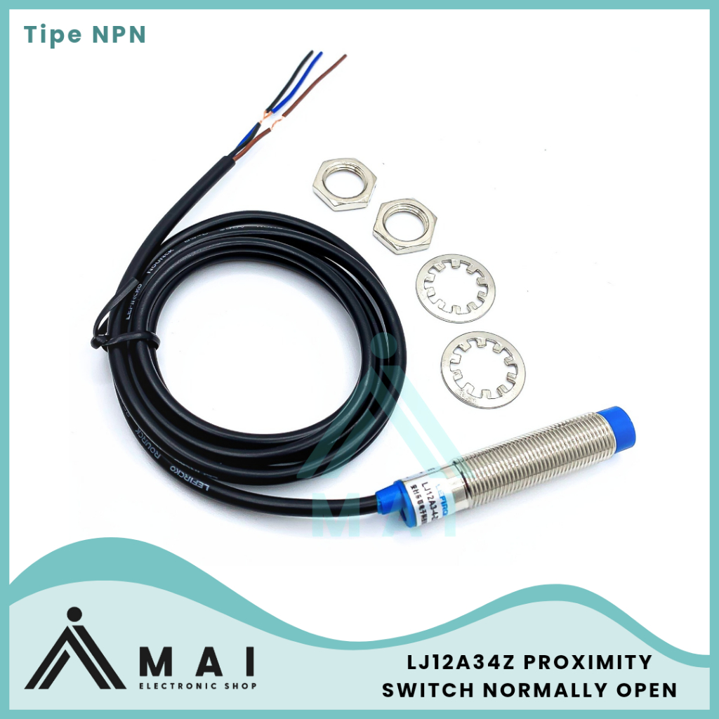 Jual Inductive Proximity Sensor LJ12A34Z Metal Detection Tipe NPN ...