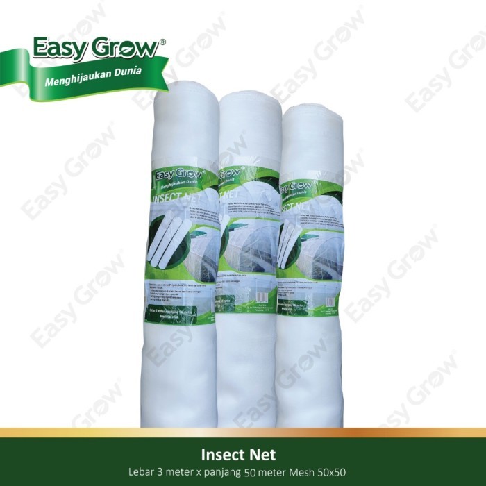 Jual insect net 50m x 3m - Putih, 50m x 3m | Shopee Indonesia