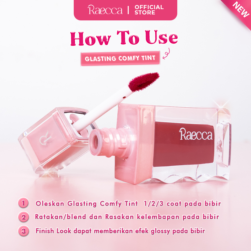 Jual RAECCA Glasting Comfy Tint [Lip Tint] | Shopee Indonesia