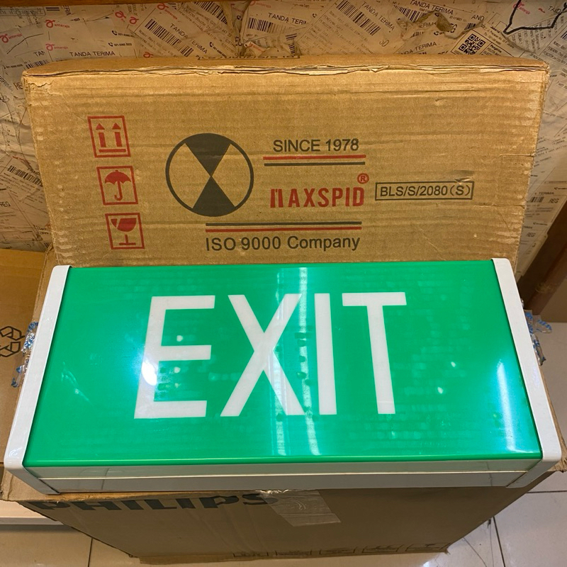Jual Maxspid Original Exit Lamp / Light Lampu Boxster Bls-S-2080 Box ...
