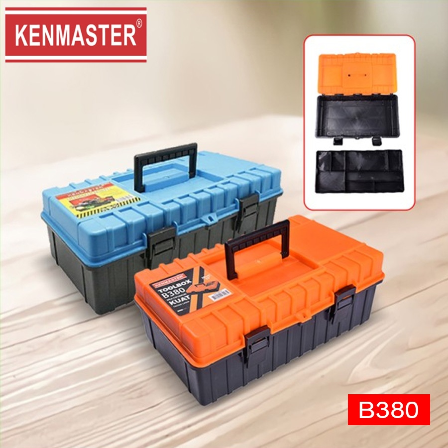 Jual Tool Box B380 15 inch / Kenmaster Kotak Box Perkakas Serbaguna ...