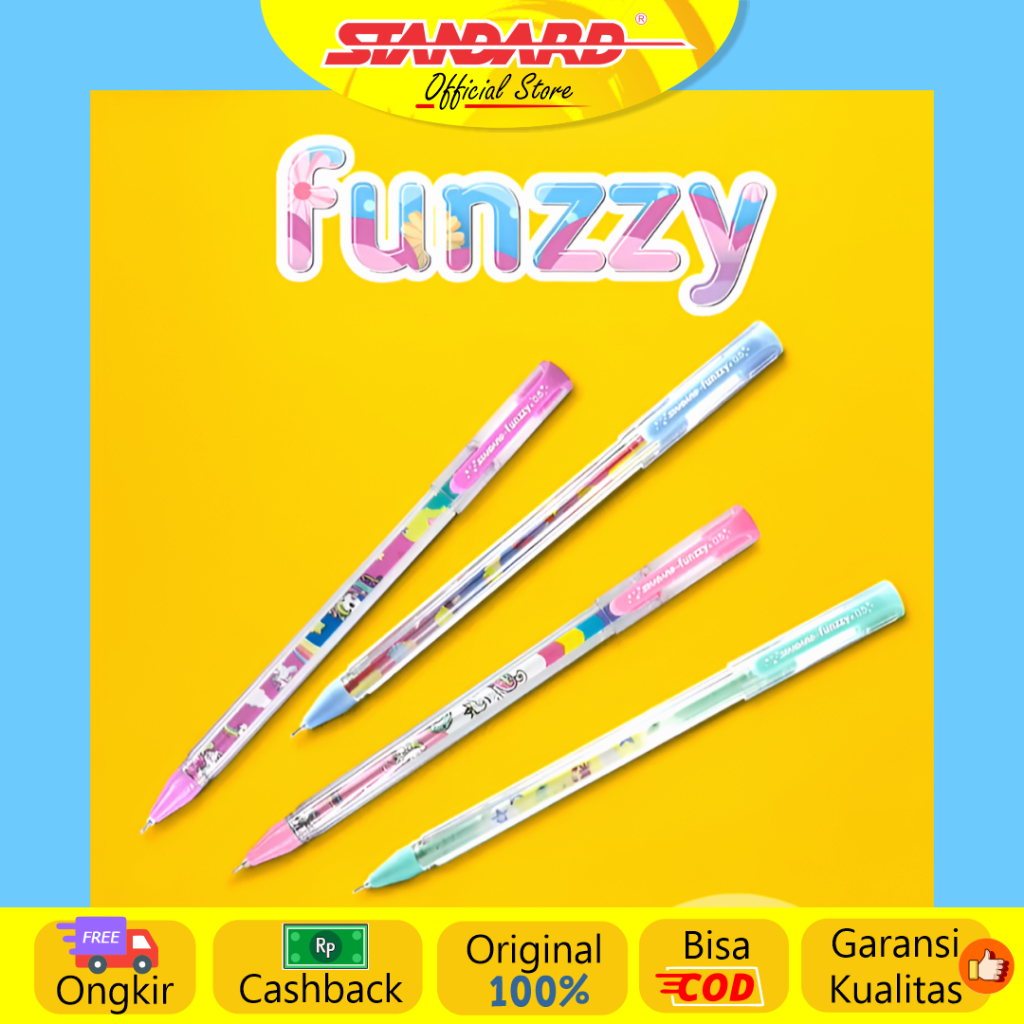Jual Standard - Pulpen Funzzy 0.5 ( Alat Tulis / Pen / Ballpoint / Pena ...