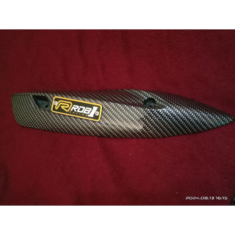 Jual Cover Tameng Knalpot ROB1 Carbon Nmax New Nmax Old Aerox ...