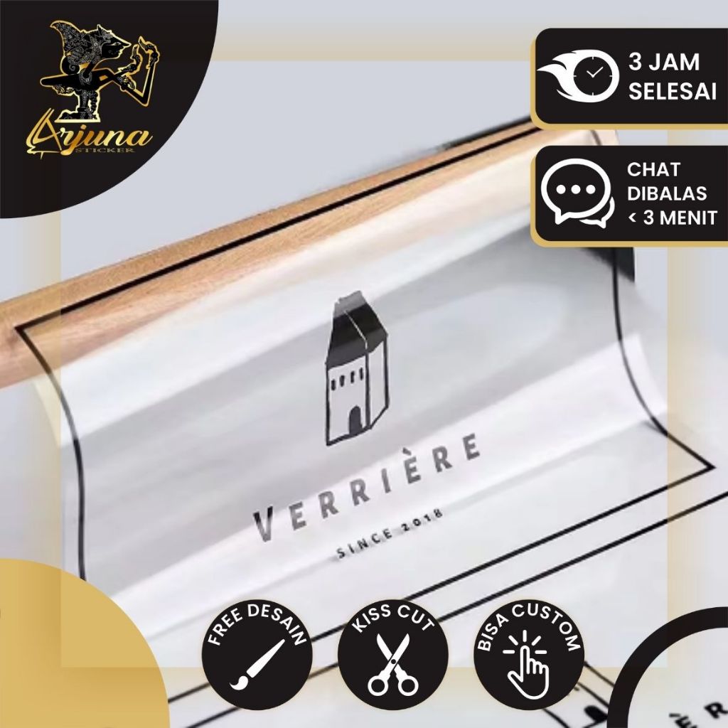 Jual SPV 8 7-15 Arjuna Cetak Stiker Vinyl Kotak Label Makanan Print ...