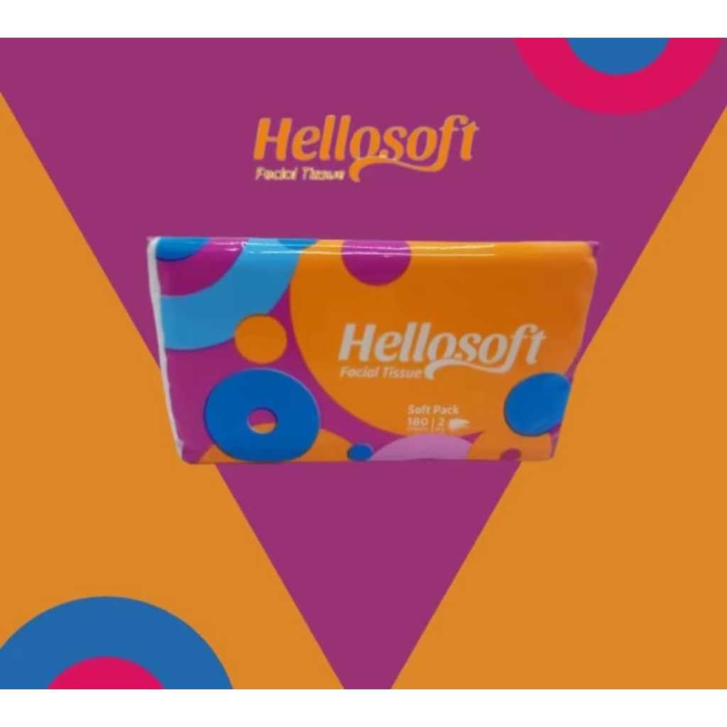 Jual TISUE HELLOSOFT 180SHEET ( 1PSC ) | Shopee Indonesia