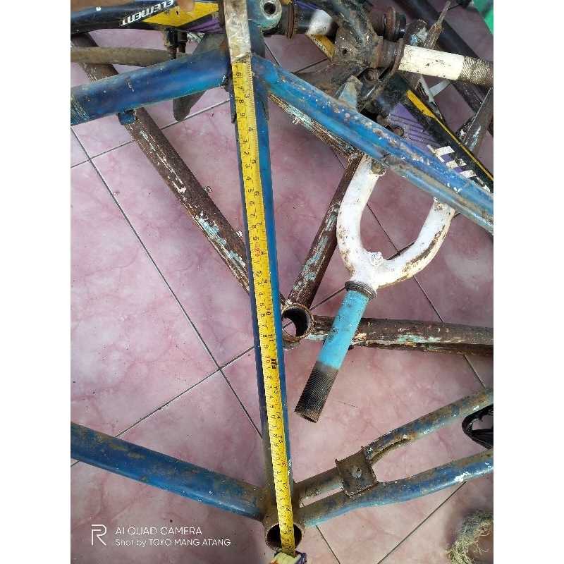 Jual Frame fork Sepeda jadul 26 jangkung Rata air size Frame 19.5 INCH ...