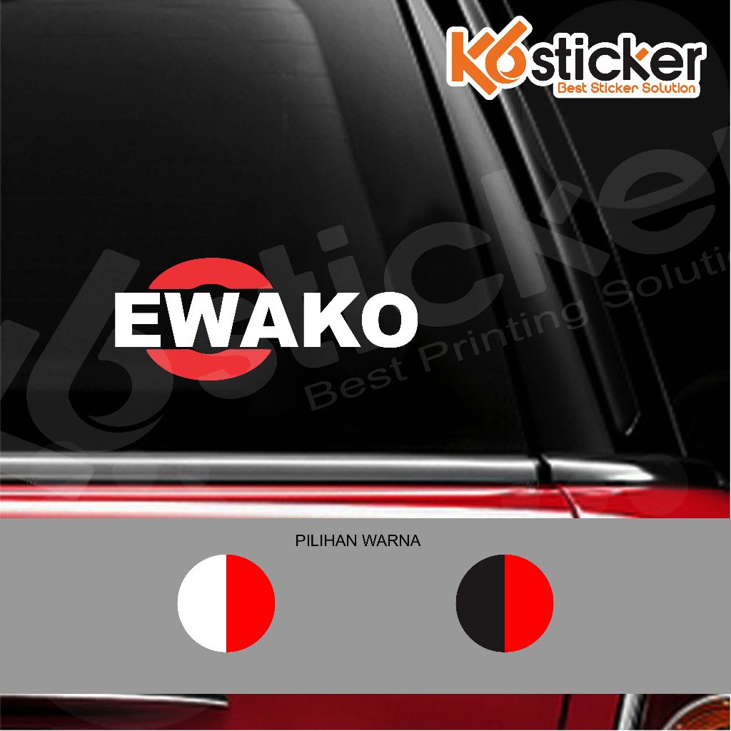 Jual Stiker Kaca Mobil Body Mobil ewako Stiker Cutting Sticker Mobil ...