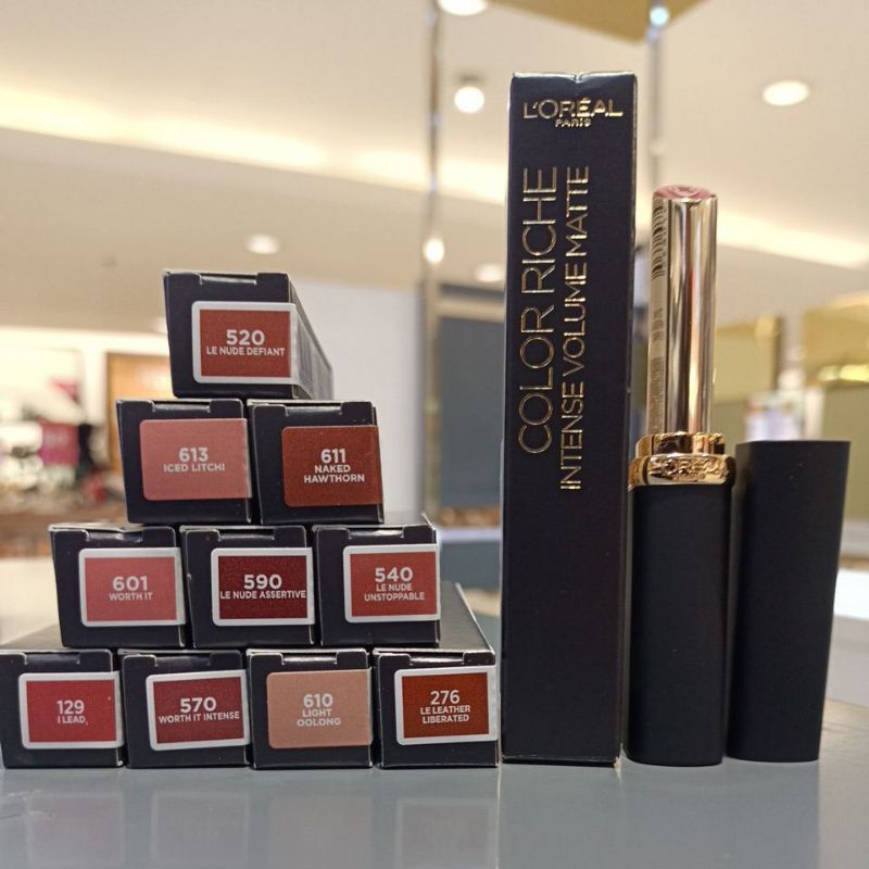 Jual L'oreal color riche intense volume matte lipstick | Shopee Indonesia