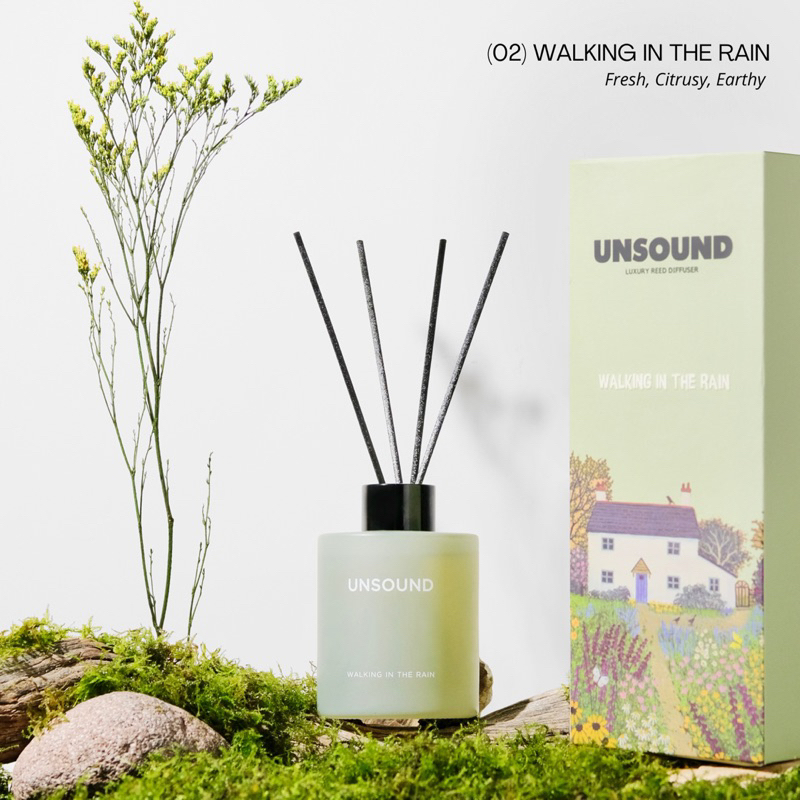 Jual UNSOUND - Walking in the Rain Reed Diffuser 140ml | Pengharum ...