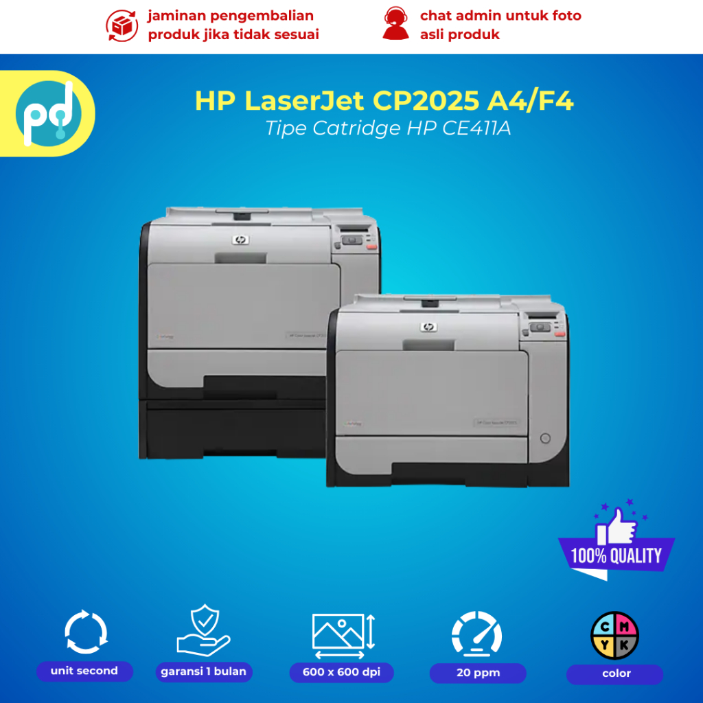 Jual Printer Warna Hp Laserjet CP2025 Kertas A4 F4 Printer Stiker ...