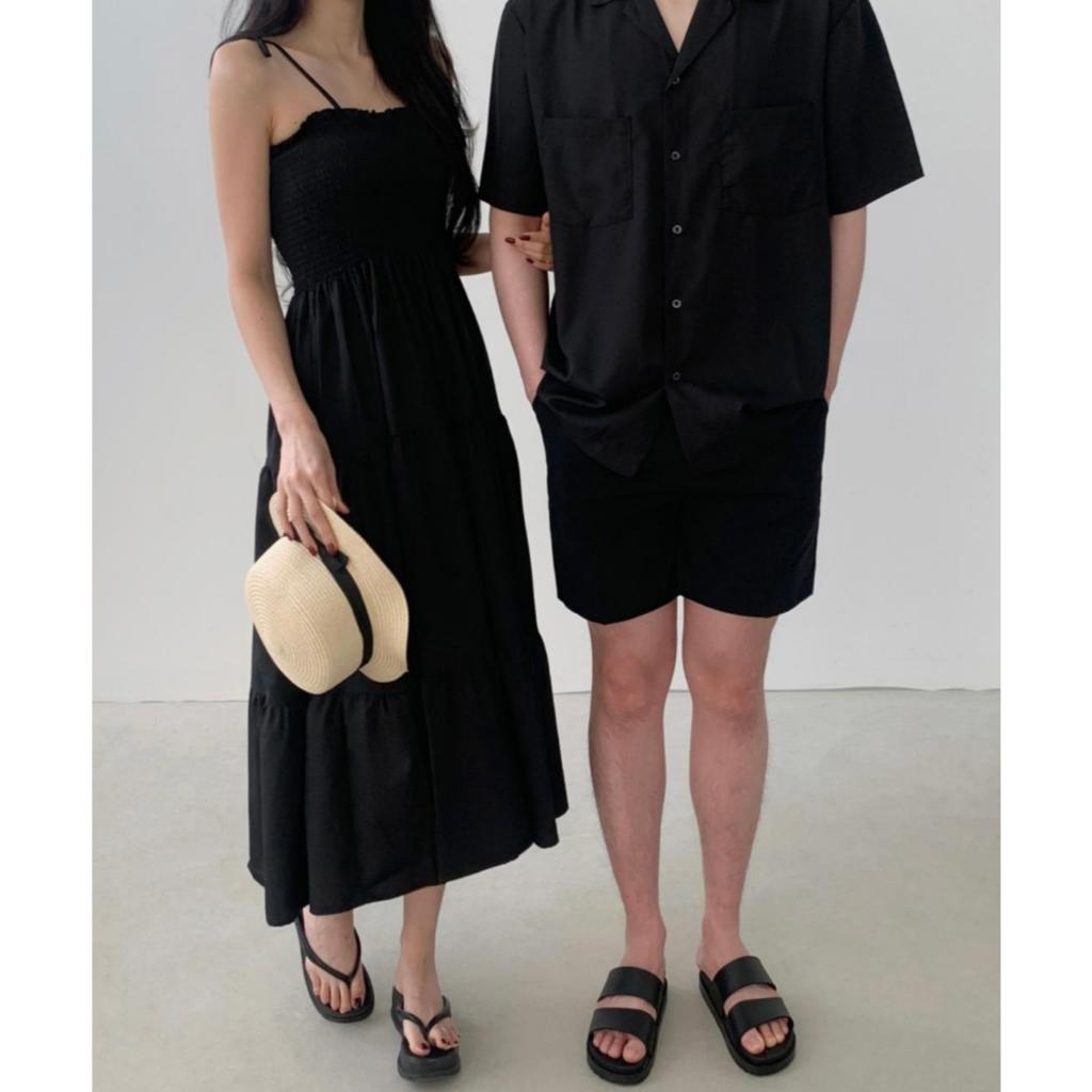 Jual Olf Karina Long Dress Couple Dress Pantai Baju Couple Terbaru ...
