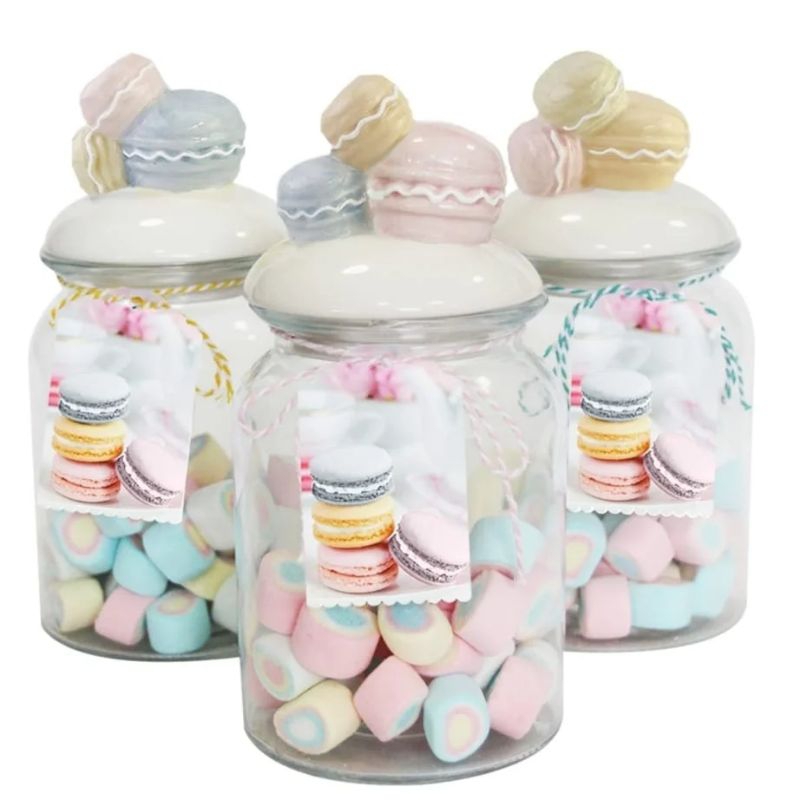 Jual INFORMA MACAROON GLASS JAR//TOPLES KUE//TOPLES KACA | Shopee Indonesia