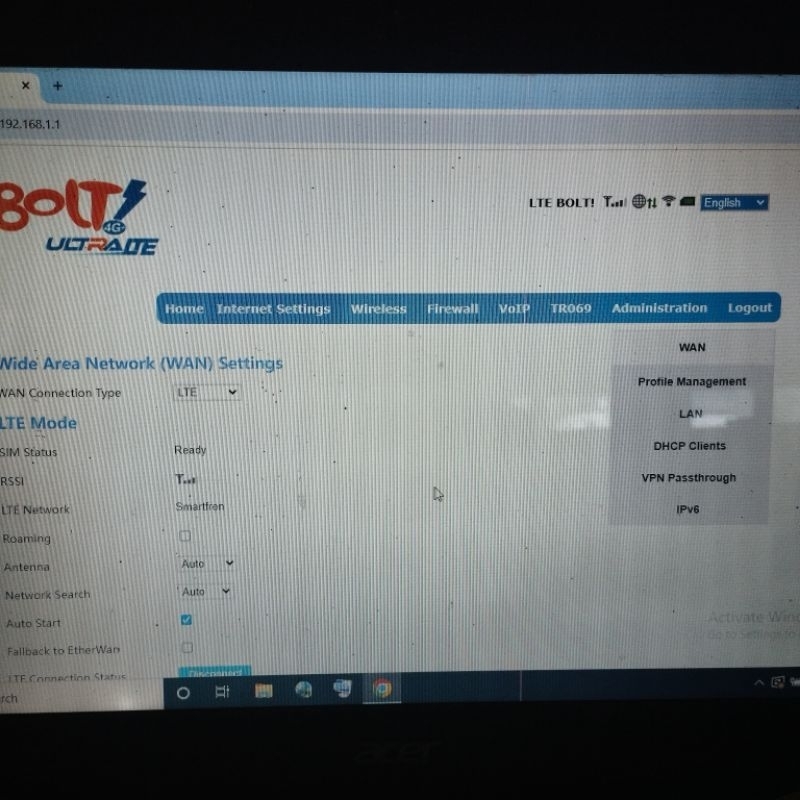 Jual Modem Router Wifi 4g Bolt Bl100 Normal LAMPU GSM G NYALA Unlock ...