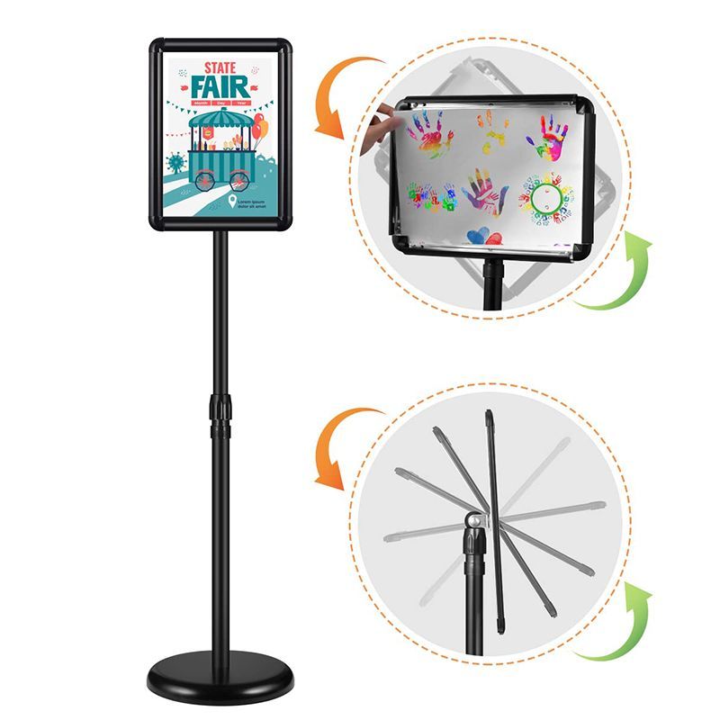 Jual Stand Display Stand Poster A3 Telescopic Frame Poster Display ...