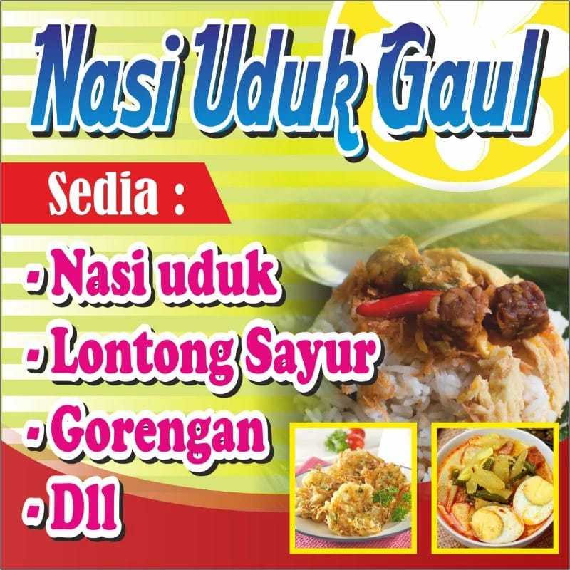 Jual (AZKA PRINT) cetak spanduk banner nasi uduk / nasi kuning ...