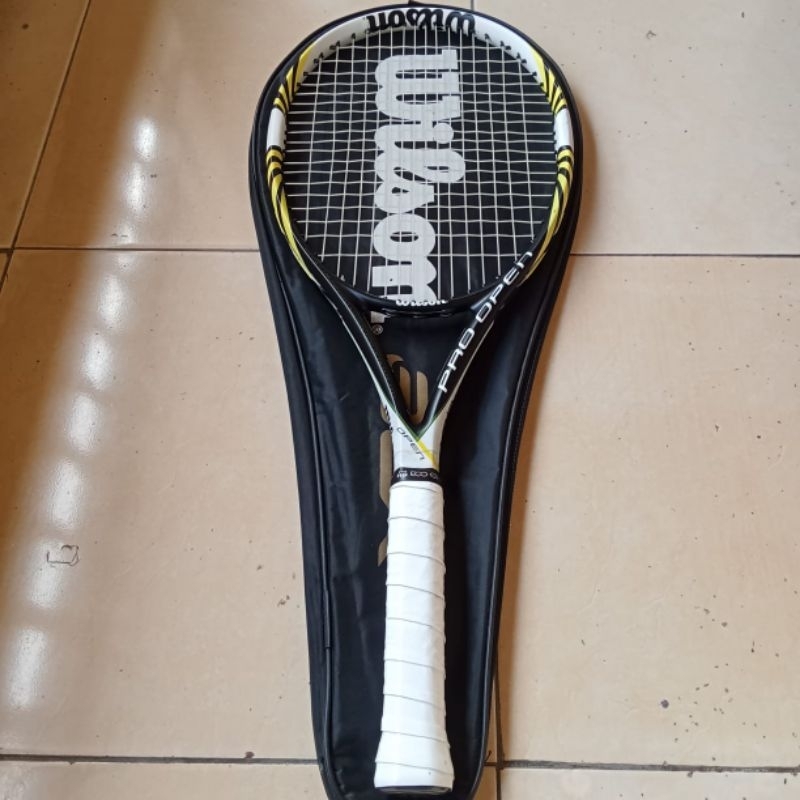 Jual Raket tenis wilson blx pro open original like new | Shopee Indonesia