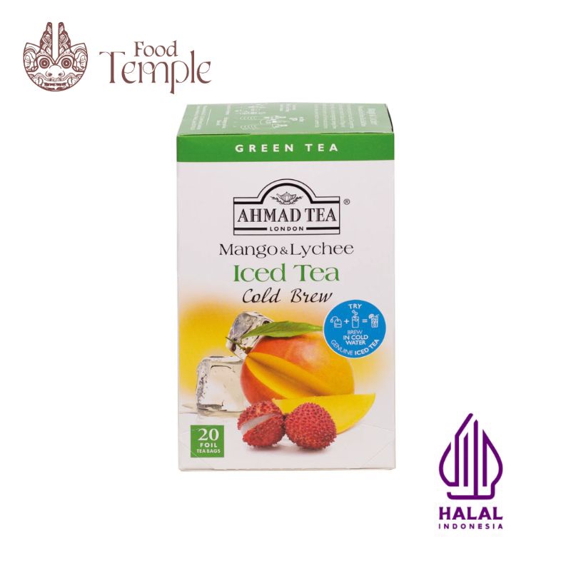 Jual Ahmad Tea Mango and Lychee Flavoured - Green Tea - Cold Brew ...