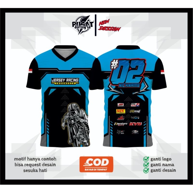 Jual JERSEY RACING CUSTOM GRATIS DESAIN | Shopee Indonesia