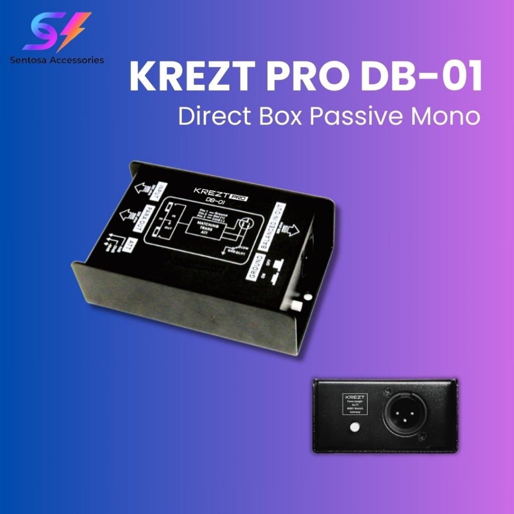 Jual Direct Box KREZT PRO DB-01 Passive Mono Di-Box Pasif Mono | Shopee ...