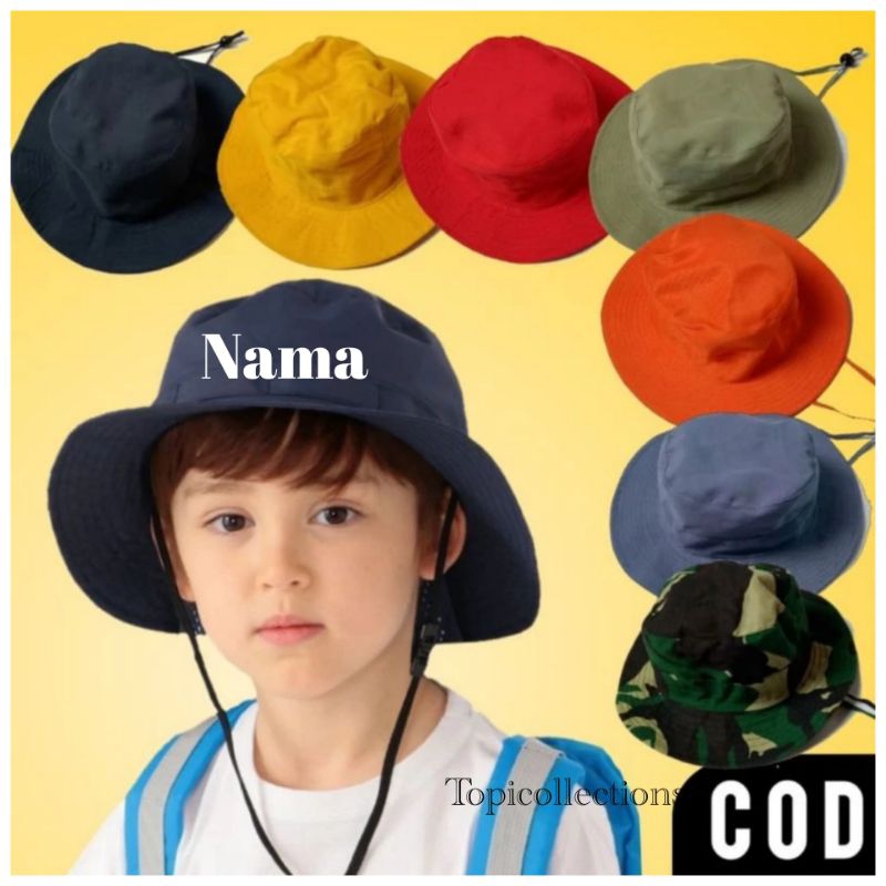 Jual TOPI RIMBA ANAK BUCKET RIMBA ANAK GUNUNG topi gunung topi manasik ...