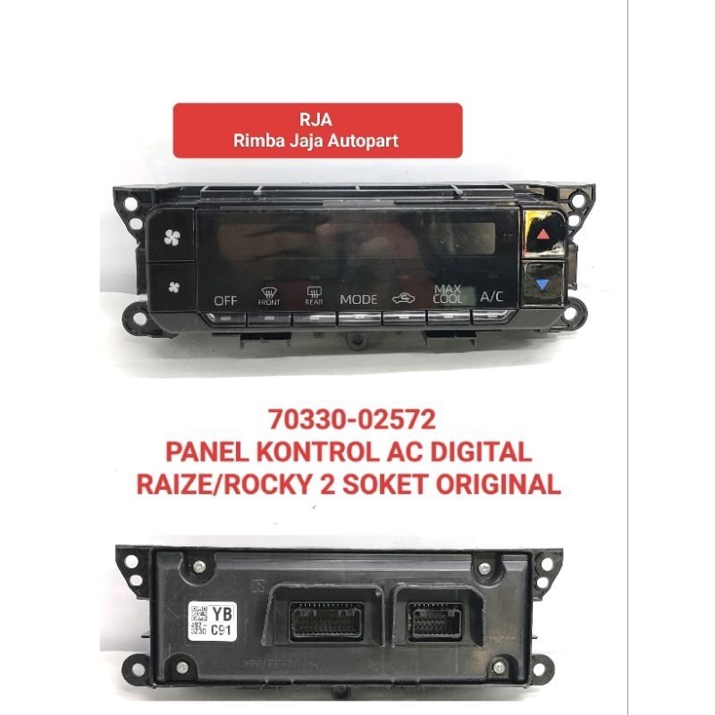 Jual PANEL AC DIGITAL TOYOTA RAIZE, DAIHATSU ROCKY ORIGINAL | Shopee ...