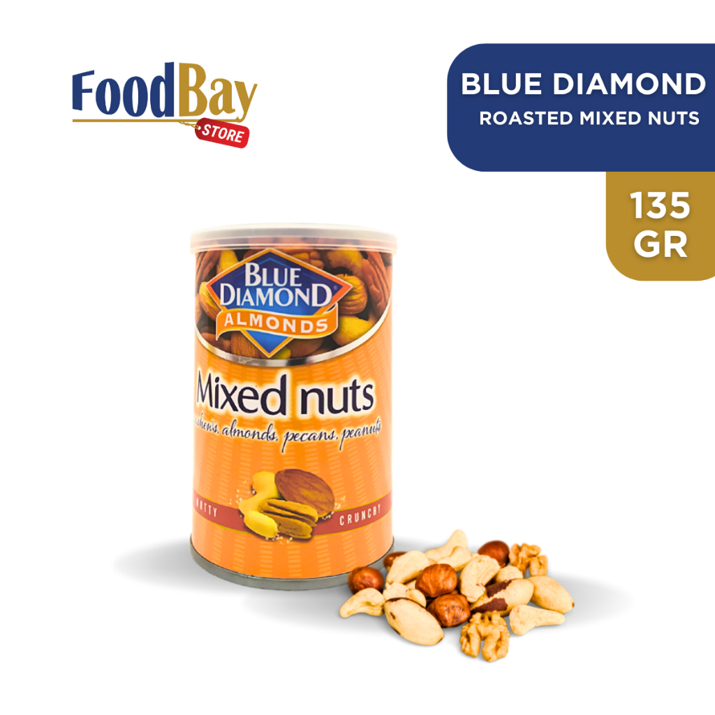 Jual BLUE DIAMOND Kacang Almonds Almond Mix Roasted Mixed Nuts 135 Gr ...